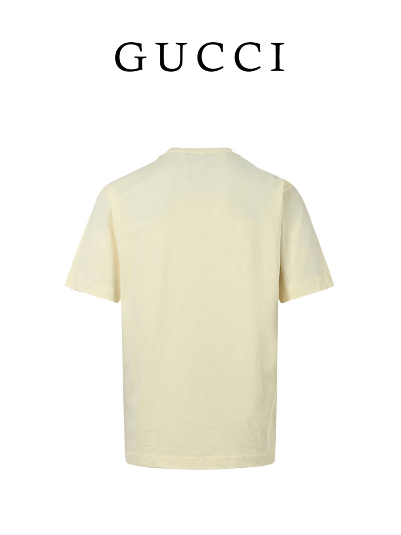Bee Print Cream Short-Sleeve T-Shirt view