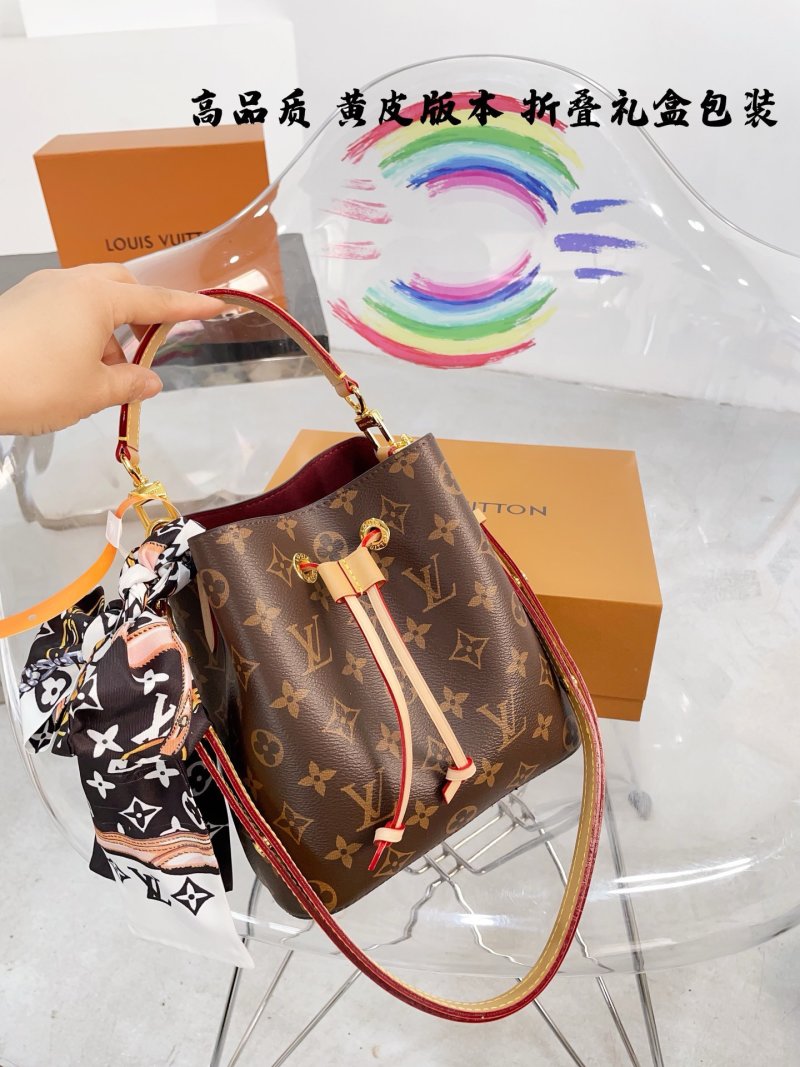 Louis Vuitton NEONOE Monogram Canvas Bucket Bag - Brown