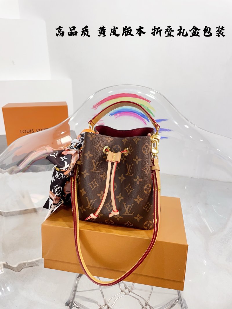 Louis Vuitton NEONOE Monogram Canvas Bucket Bag - Brown view