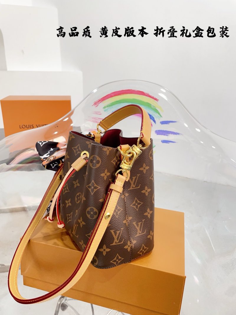 Louis Vuitton NEONOE Monogram Canvas Bucket Bag - Brown view