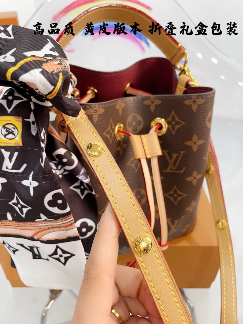 Louis Vuitton NEONOE Monogram Canvas Bucket Bag - Brown view
