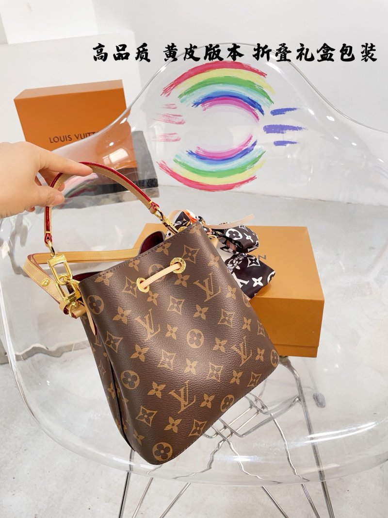 Louis Vuitton NEONOE Monogram Canvas Bucket Bag - Brown view