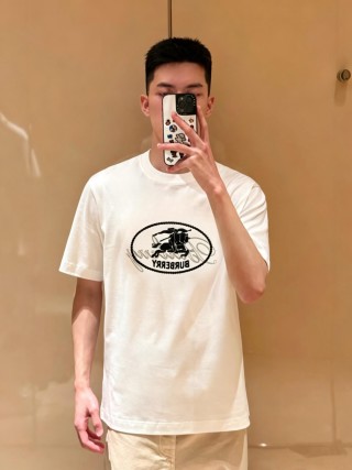 Burberry Pegasus Oval Cream Short Sleeve T-Shirt view 8