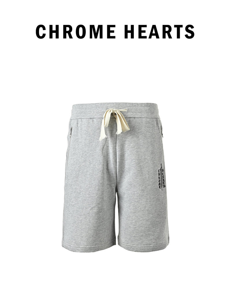 Grey Graphic Cross Shorts view