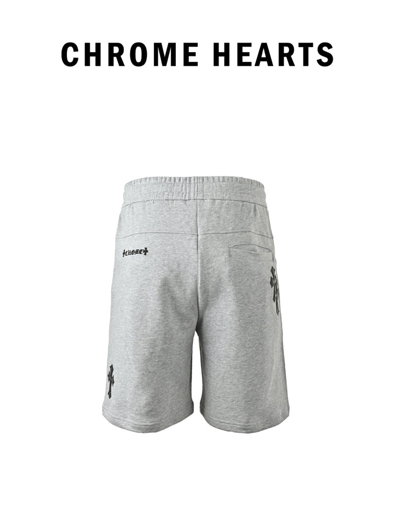 Grey Graphic Cross Shorts view