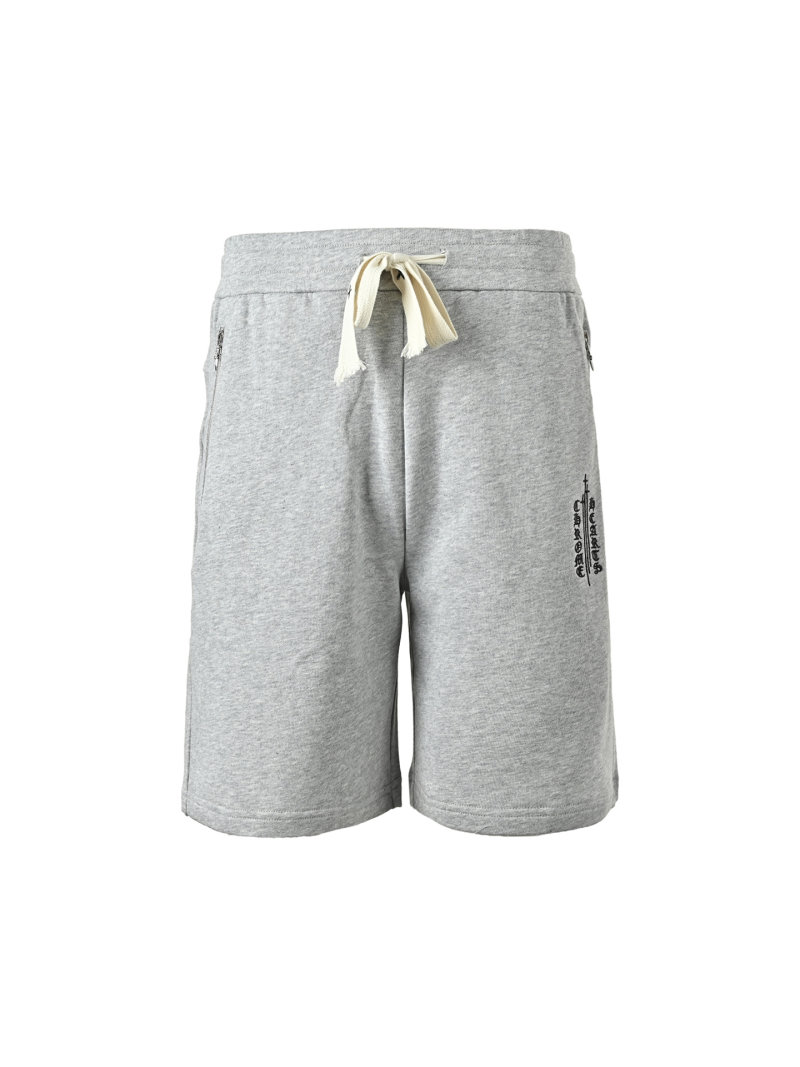 Grey Graphic Cross Shorts view