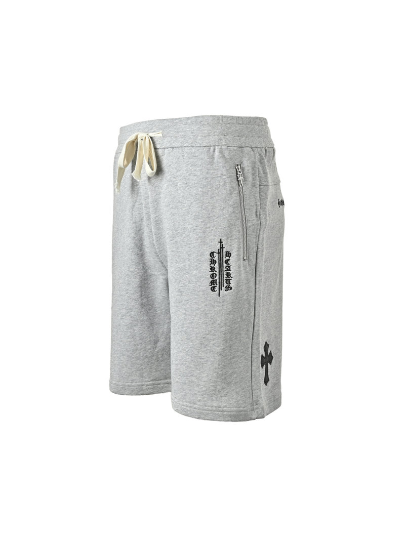 Grey Graphic Cross Shorts view