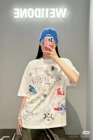 Oversized Vintage Graphic Print White T-Shirt view 5
