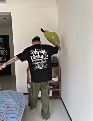 Stüssy Designs Summer 2023 Black T-Shirt view 2