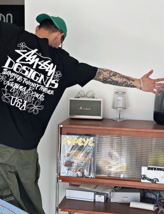 Stüssy Designs Summer 2023 Black T-Shirt view 3