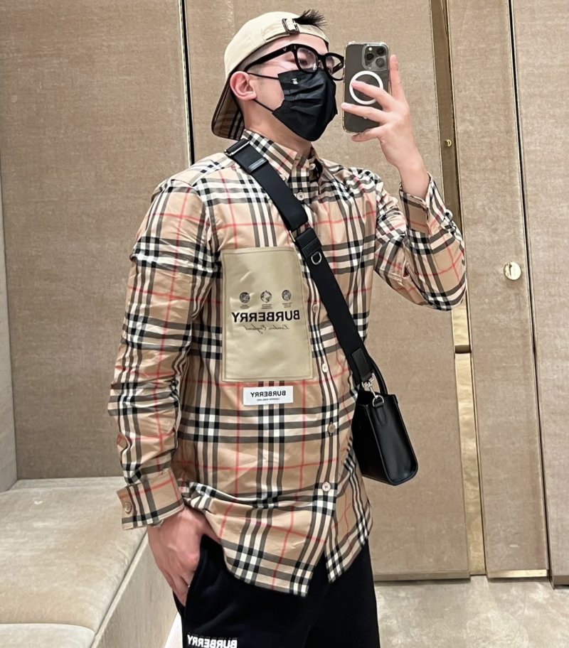 Burberry Beige Check Oversized Blazer view