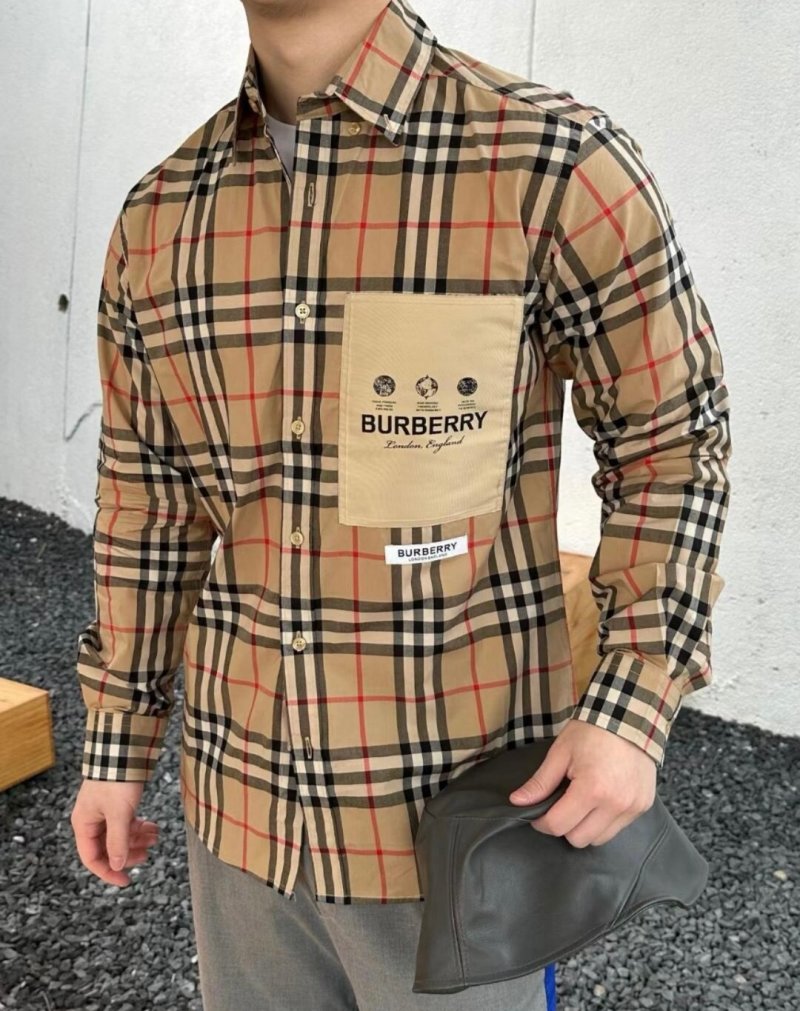 Burberry Beige Check Oversized Blazer view