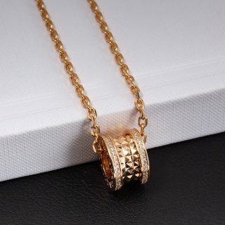 Bvlgari B.Zero1 Rock Gold Spiral Pendant Necklace view 4
