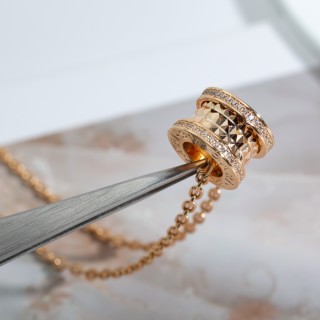 Bvlgari B.Zero1 Rock Gold Spiral Pendant Necklace view 8