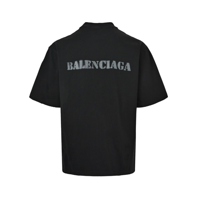 Balenciaga Black Logo T-Shirt view
