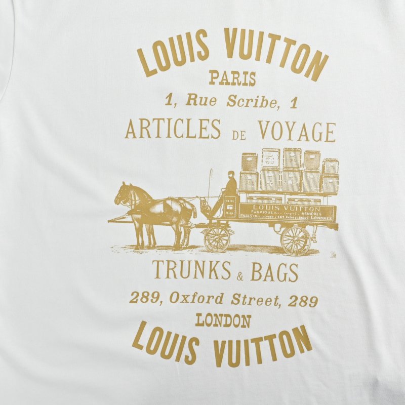 Louis Vuitton Articles de Voyage White T-Shirt view