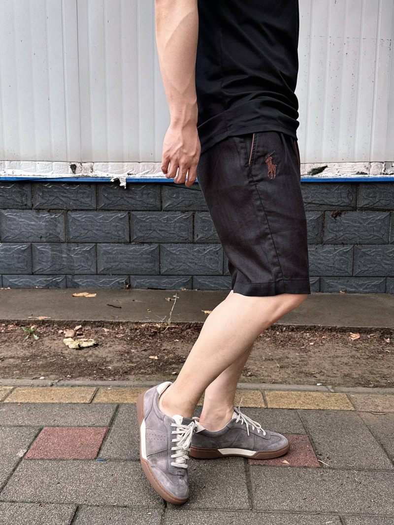 Black Drawstring Shorts view