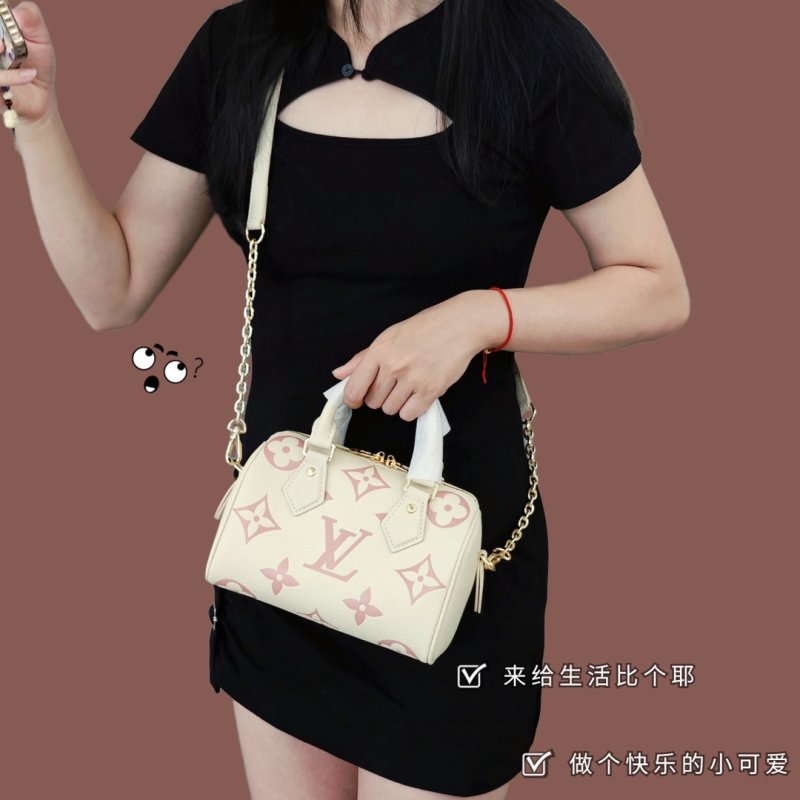 Louis Vuitton Speedy 20 Pillow Bag Cream Strawberry