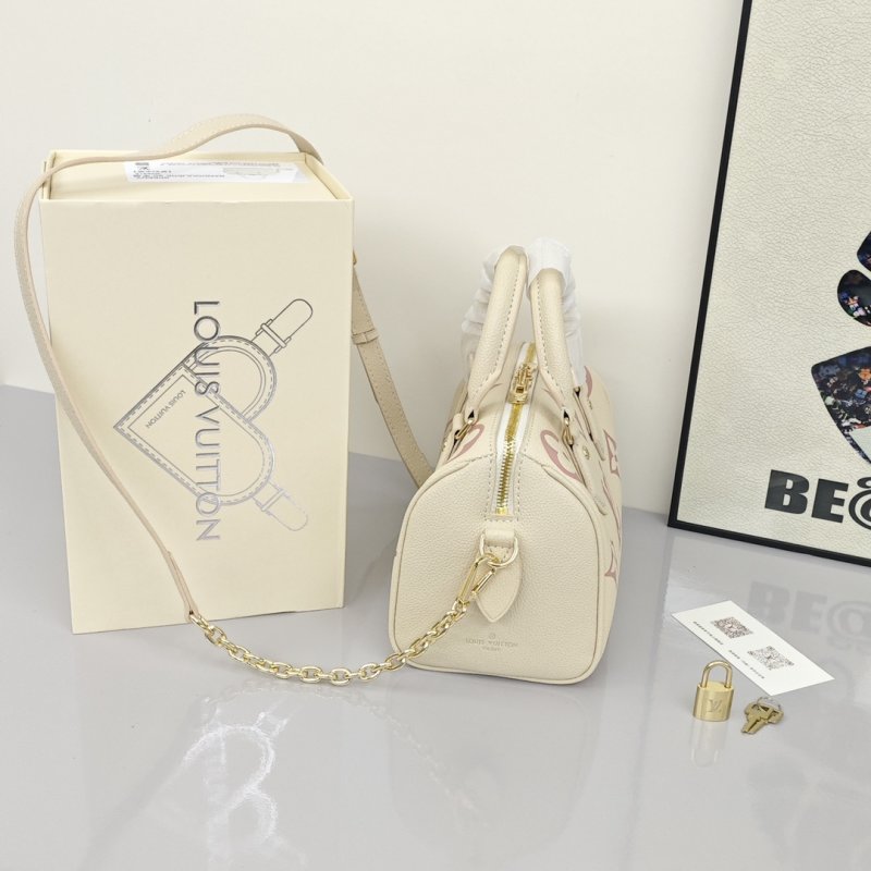 Louis Vuitton Speedy 20 Pillow Bag Cream Strawberry view