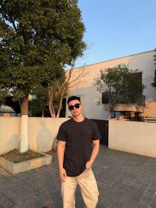 Dior Script Embroidered Black T-Shirt view 6