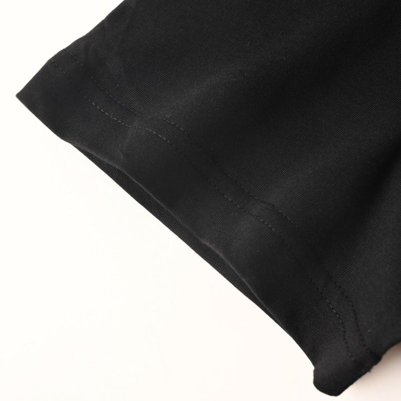Black Short Sleeve T-Shirt with Embroidered Graphic Print view