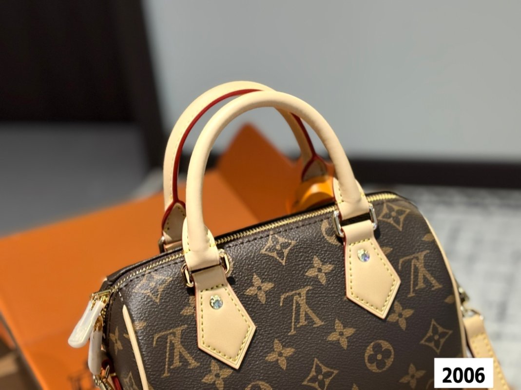 Louis Vuitton Speedy Monogram Canvas Handbag Brown view