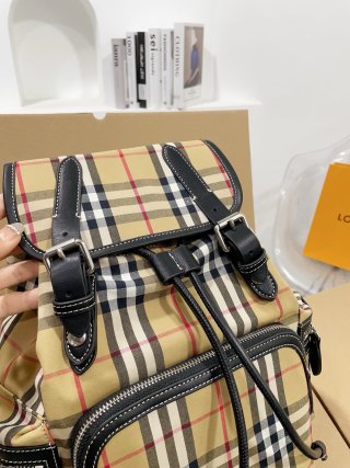 Burberry Classic Check Backpack Beige view 5