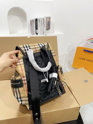 Burberry Classic Check Backpack Beige view 7