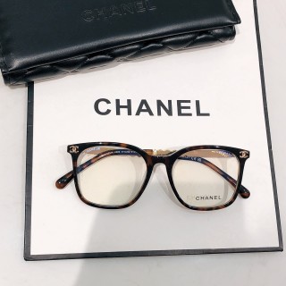Chanel CH0606 Black Square Sunglasses with Pearl Detail view 2