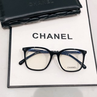 Chanel CH0606 Black Square Sunglasses with Pearl Detail view 4