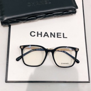 Chanel CH0606 Black Square Sunglasses with Pearl Detail view 5