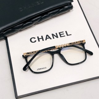 Chanel CH0606 Black Square Sunglasses with Pearl Detail view 6