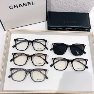 Chanel CH0606 Black Square Sunglasses with Pearl Detail view 8