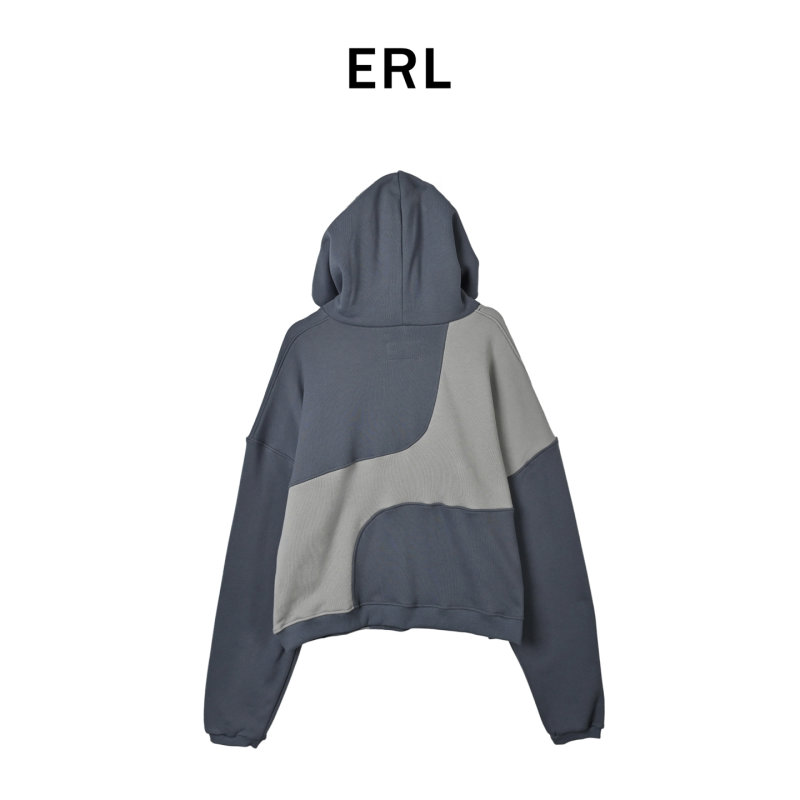 Oversized Purple Zip Hoodie with Black Jeans Set view