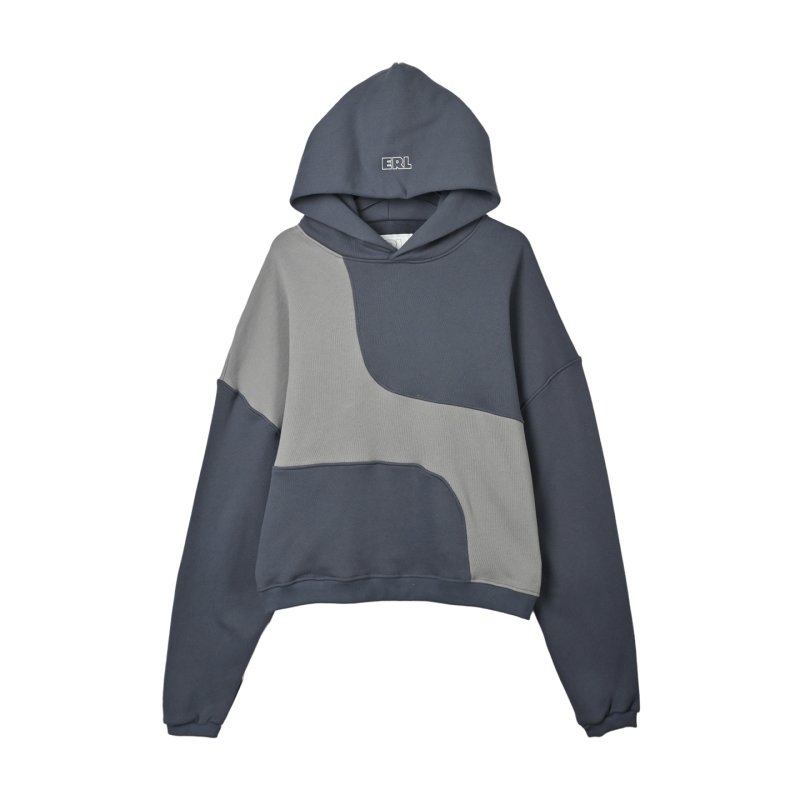 Oversized Purple Zip Hoodie with Black Jeans Set view