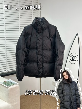 Chanel Black Quilted Down Puffer Jacket