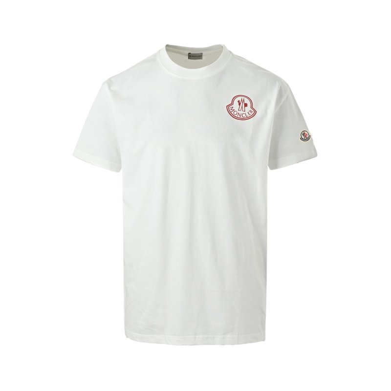Moncler Logo Crew Neck T-Shirt White view
