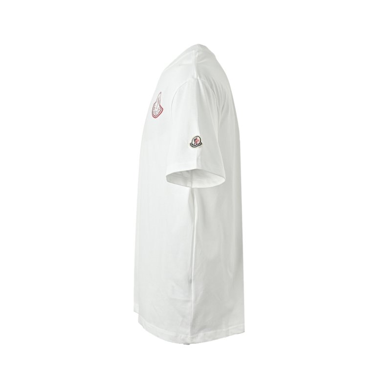 Moncler Logo Crew Neck T-Shirt White view