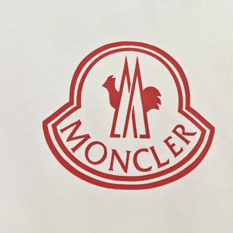Moncler Logo Crew Neck T-Shirt White view