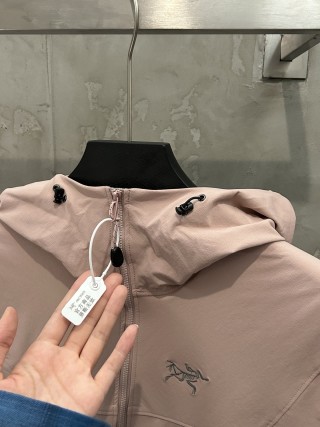 Arc'teryx Soft Shell Hoodie Pink view 4