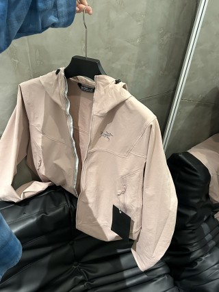 Arc'teryx Soft Shell Hoodie Pink view 7