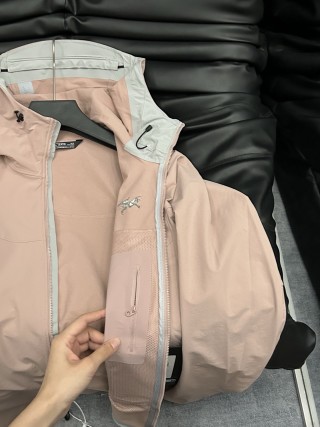 Arc'teryx Soft Shell Hoodie Pink view 8