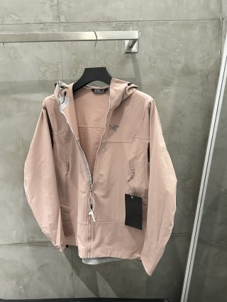 Arc'teryx Soft Shell Hoodie Pink view 9