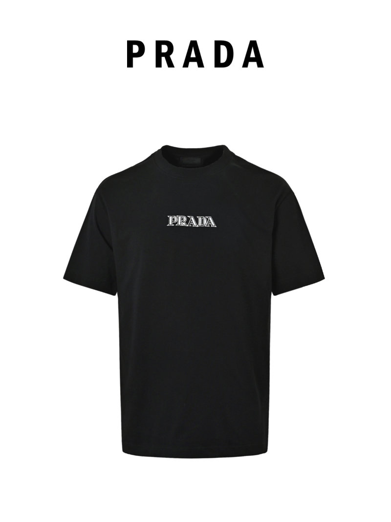 Prada Black Logo T-Shirt view