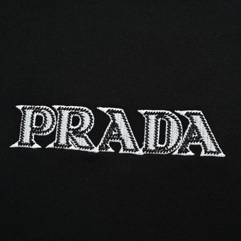 Prada Black Logo T-Shirt view