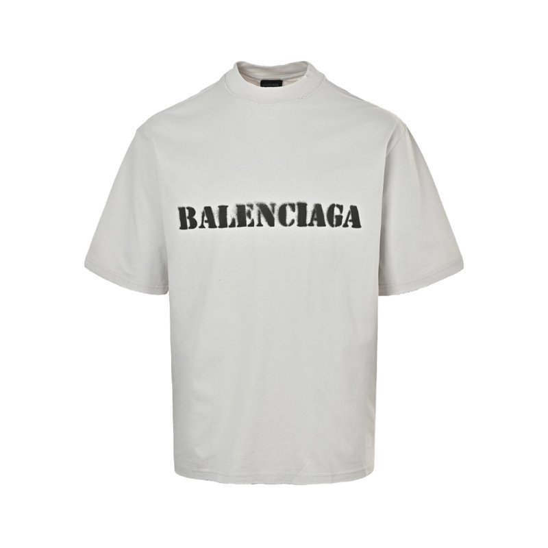 Balenciaga White Logo T-Shirt view