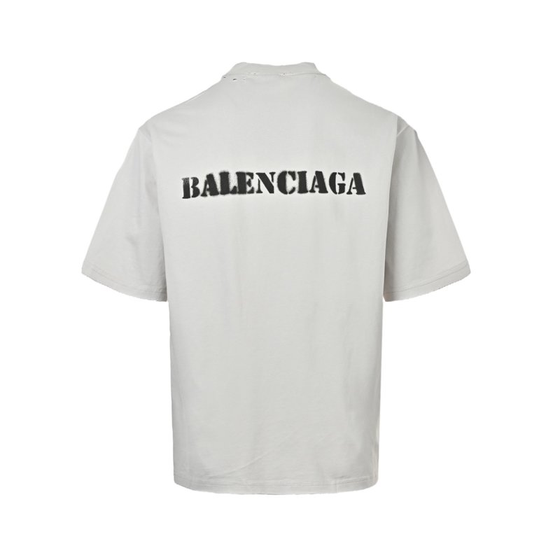 Balenciaga White Logo T-Shirt view