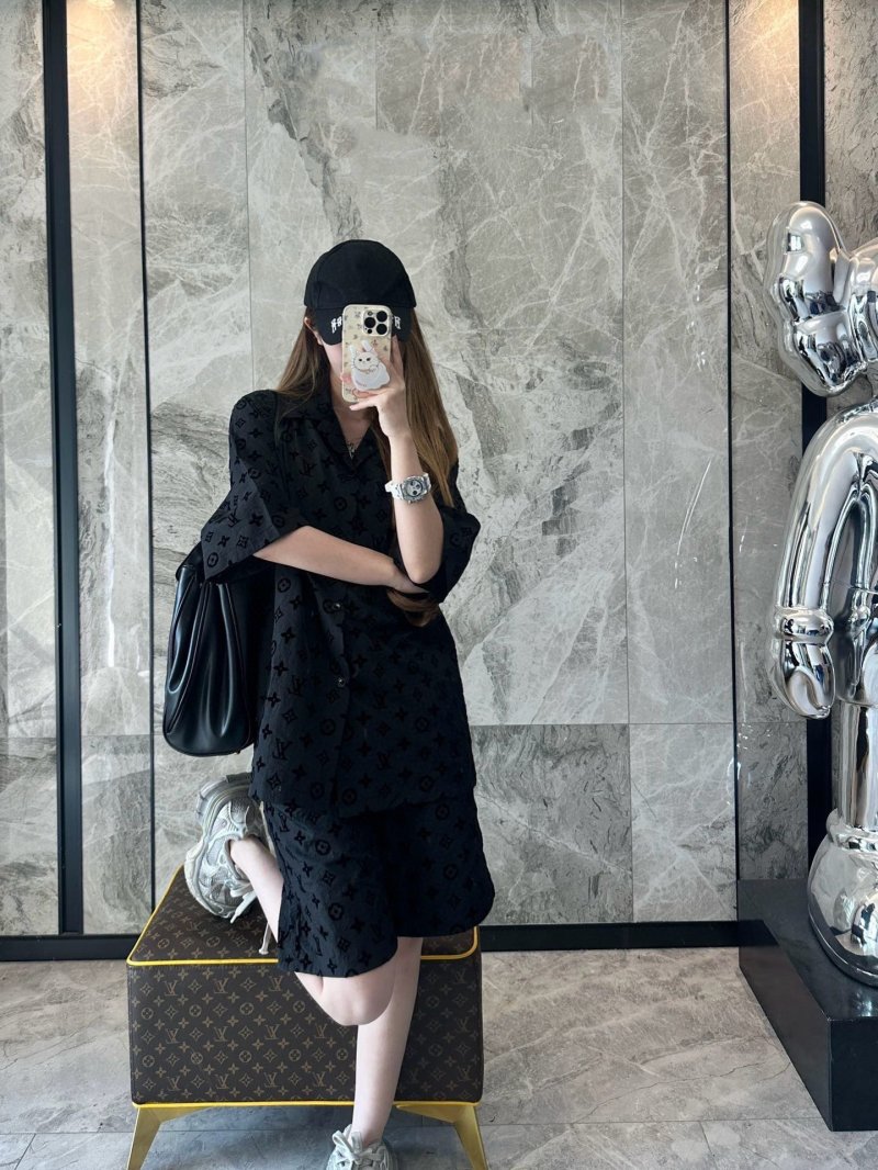Louis Vuitton Monogram Black T-Shirt Dress view