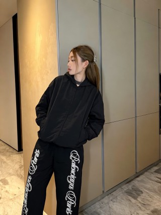 Chrome Hearts Black Logo Bomber Jacket