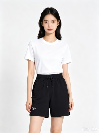 Arc'teryx Black Nylon Drawstring Shorts